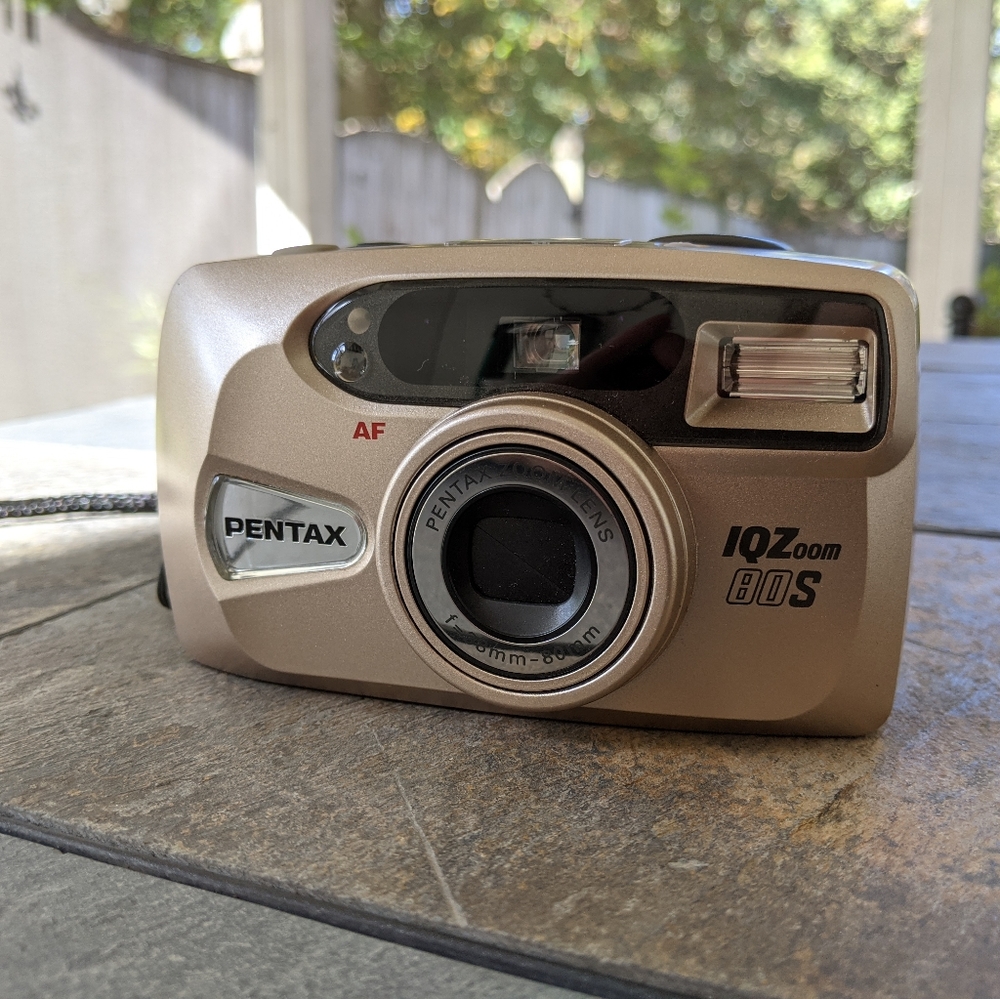 Pentax IQZoom 80S Camera + 3 Film Rolls
